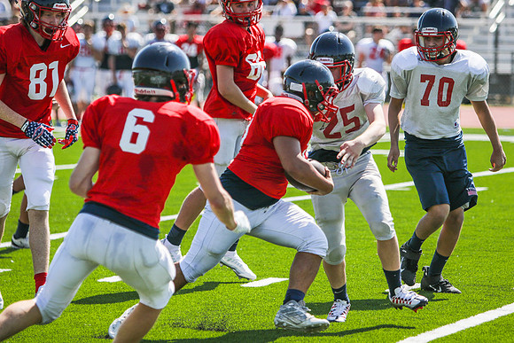 Cen-Ten Red White Game-8616