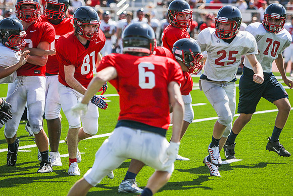 Cen-Ten Red White Game-8615