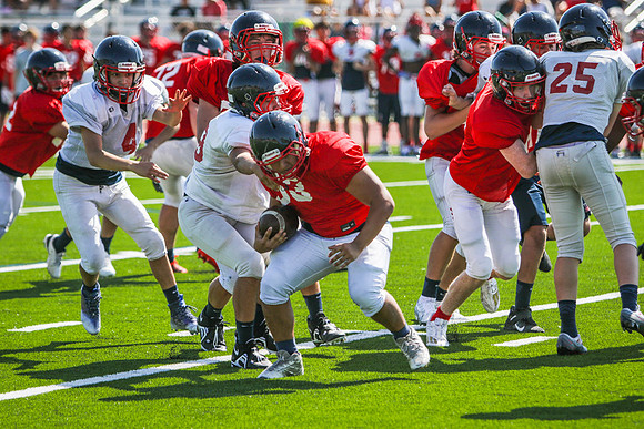 Cen-Ten Red White Game-8611